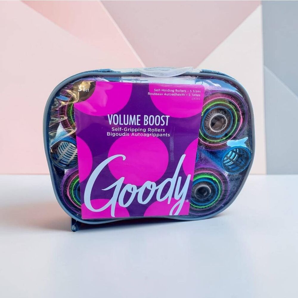 Goody Volume Boost Self- Gripping Hair Rollers - 31 Piece